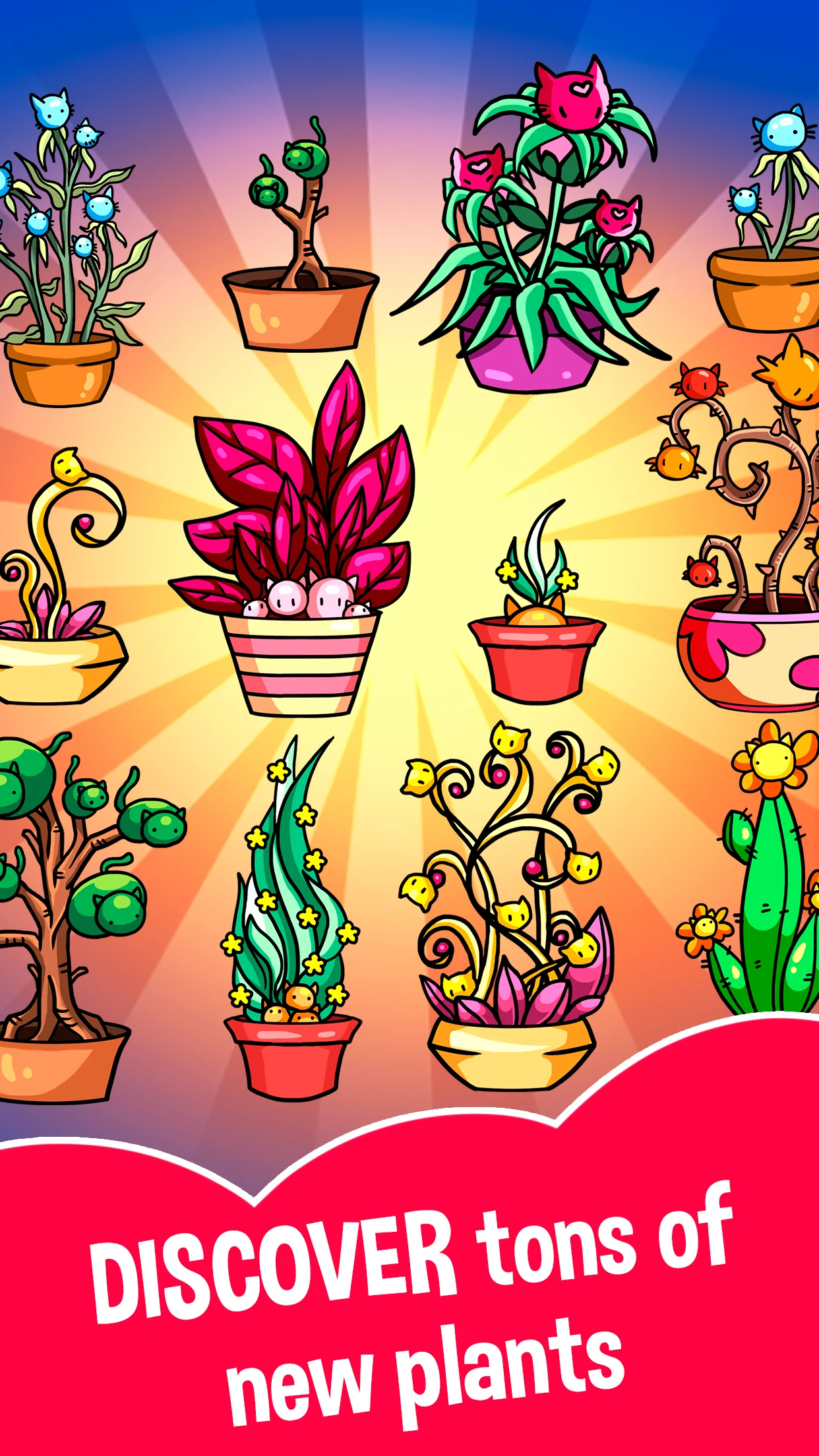Merge Plants: Evolution Garden screenshot